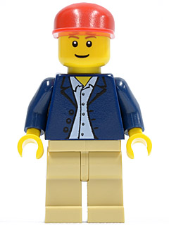 Inhabitant twn047 - Lego City minifigure for sale at best price