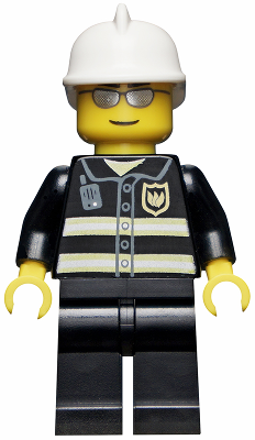 Firefighter wc021 - Lego City minifigure for sale at best price