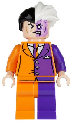 Two-Face sh007 - Lego DC Super Heroes minifigure for sale at best price
