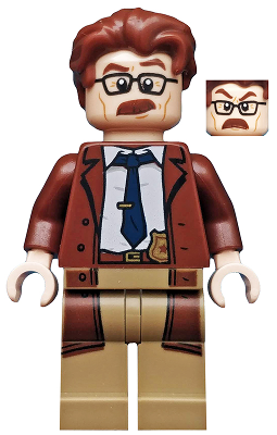 Commissioner Gordon sh591 - Figurine Lego DC Super Heroes à vendre pqs cher