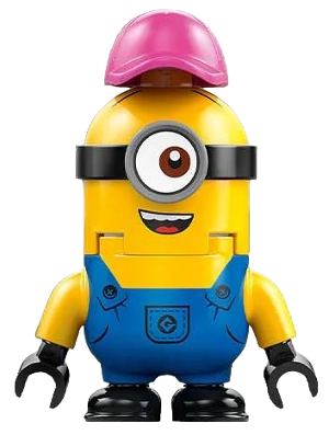Minifig  Lego Despicable Me mnn024 Minion Mel - Dark Pink Cap