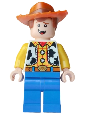 Minifig LEGO Disney dis194 Woody - Plain Legs, Nougat Chin Dimple