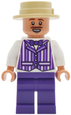 Minifig LEGO Disney dis199 Dapper Dans Quartet Member - Dark Purple Suit
