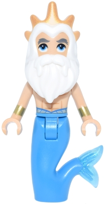Minifig  LEGO Disney dp254  King Triton - Mini Doll, Medium Tan
