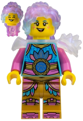 Minifig  Lego Dreamzzz drm104  Izzie - Satin Trans-Clear Armor