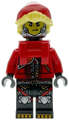 Minifig  Lego Dreamzzz drm108  Cooper - Robot with Red Cap and Neck Bracket