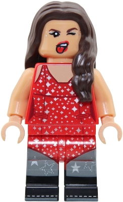 Minifig LEGO Éditions edi012 Olivia Rodrigo - Red Outfit