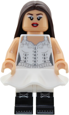 Minifig LEGO Éditions edi013 Olivia Rodrigo - White Outfit