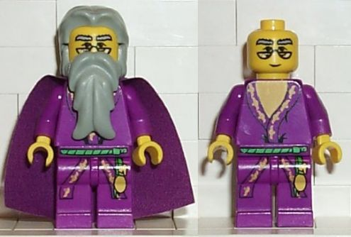 Lego Figurine Harry Potter Dumbledore from 4707 4709 4729 avec cape Ref:Fig5