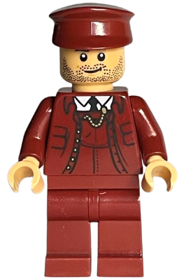 Conducteur du Poudlard Express hp377 - Figurine Lego Harry Potter à vendre pqs cher