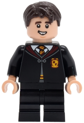 Lego Harry Potter hp549 Neville Longbottom - Gryffindor Robe Clasped, Black Medium Legs