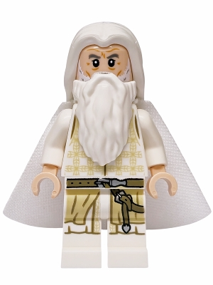 Minifig  LEGO Icons lor154  Gandalf the White - Printed Legs