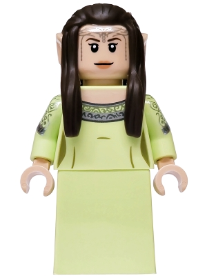 Minifig  LEGO Icons lor164  Arwen - Yellowish Green Dress