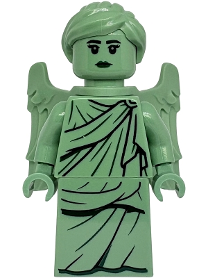 Minifig  Lego Icons poc052  Black Pearl Figurehead - Sand Green