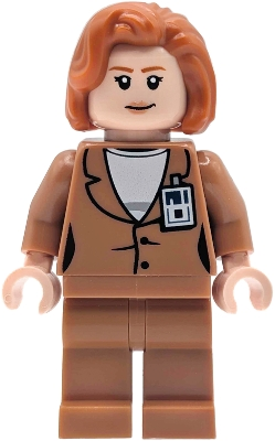 Minifig  LEGO Ideas idea285  Dana Scully - Medium Nougat Outfit