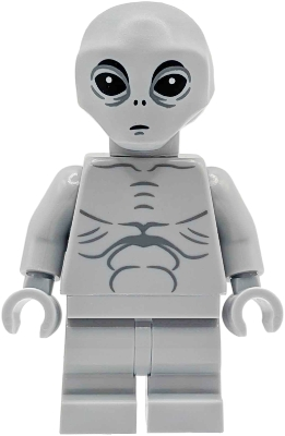 Minifig  LEGO Ideas idea288  Gray Alien (Colonist)