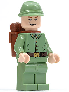 Soldat Russe iaj021 - Figurine Lego Indiana Jones à vendre pqs cher