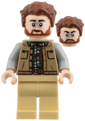 Minifig LEGO Jurassic World jw147 Dr. Henry Loomis