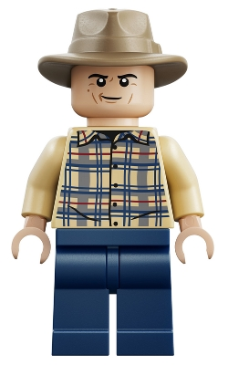 Minifig  LEGO Jurassic World jw148  Dr. Alan Grant - Tan Shirt