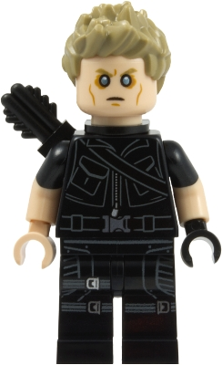 Minifig  LEGO Marvel Super Heroes sh1130  Hawkeye - Black Suit, Quiver