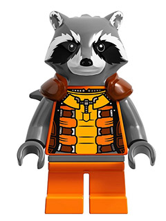 Rocket Raccoon sh122 - Figurine Lego Marvel à vendre pqs cher
