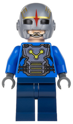 Nova Corps Officer sh128 - Figurine Lego Marvel à vendre pqs cher