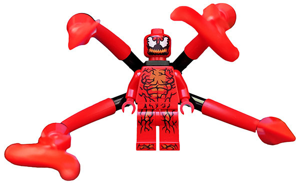 Carnage sh541 - Figurine Lego Marvel à vendre pqs cher