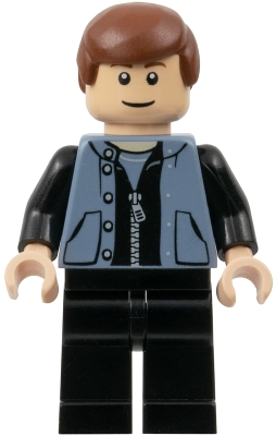 Lego Marvel Super Heroes spd031 Peter Parker 3 - Sand Blue Vest, Black Legs