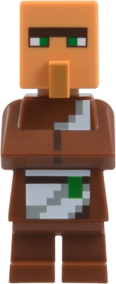 Minifig  LEGO Minecraft min265  Villager (Librarian)