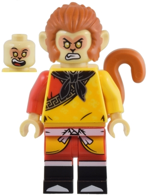  mk126 Monkey King - Yellow Robe, Black Bandana