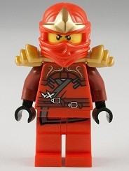 OFFICIAL LEGO Ninjago Minifigure njo032 Ninja Kai ZX Red 9561 9441 9449 #LX771 