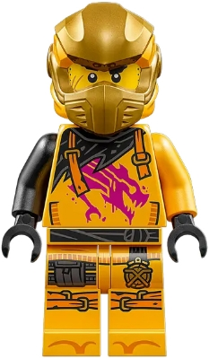 Lego Ninjago njo0921 Arin - Shirt with Magenta Dragon, Head Wrap