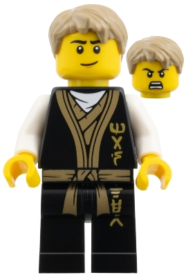 Minifig  Lego Ninjago njo0999  Young Wu - Black Master Tunic