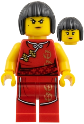 Minifig  Lego Ninjago njo1007  Nya - The Golden Weapons, Legacy Update
