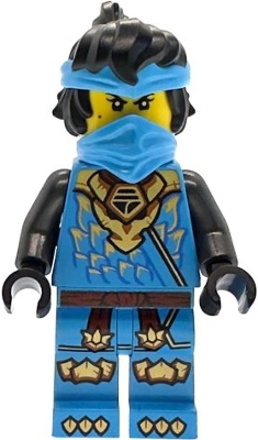 Minifig Lego Ninjago njo1050 Nya - Dragons Rising, Tunic with Dragon Head, Hair
