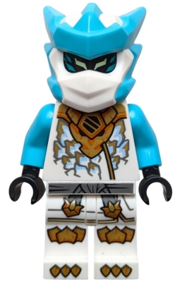 Minifig LEGO Ninjago njo1080 Zane - Dragons Rising, Tunic with Dragon Head, Helmet