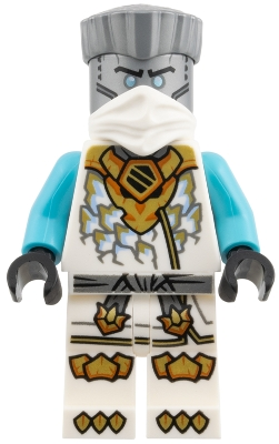 Minifig LEGO Ninjago njo1088 Zane - Dragons Rising, Tunic with Dragon Head, No Armor