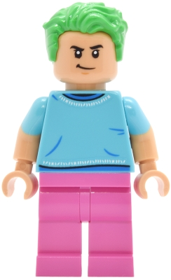 Minifig  LEGO One Piece op032  Roronoa Zoro - Medium Azure Shirt