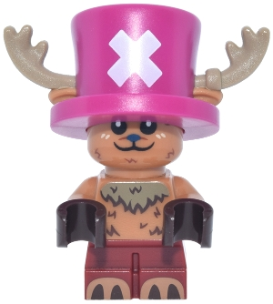 Minifig LEGO One Piece op038 Tony Tony Chopper - Closed Mouth / Angry