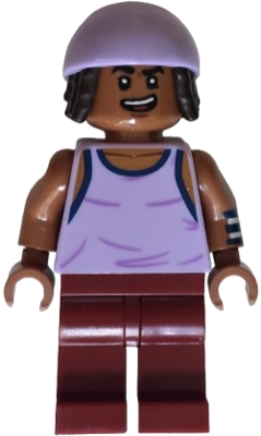 Minifig LEGO One Piece op049 Usopp - Lavender Bandana