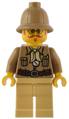 Minifig  Lego Pharaoh's Quest pha002 Professor Archibald Hale
