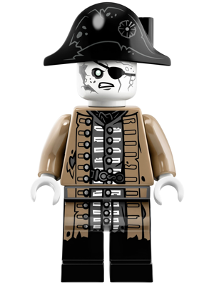 Lego Pirates des Caraïbes poc038 Lieutenant Lesaro