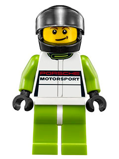 Pilote Porsche 918 Spyder sc002 - Figurine Lego Speed Champions à vendre pqs cher