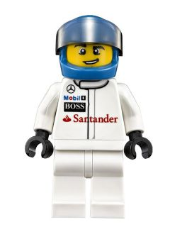 Pilote McLaren Mercedes MP4-29 sc004 - Figurine Lego Speed Champions à vendre pqs cher