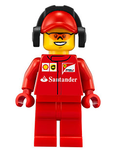 Scuderia Ferrari Team Crew Member sc014 - Lego Speed champions minifigure for sale at best price