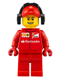 Équipier Scuderia Ferrari sc015 - Figurine Lego Speed Champions à vendre pqs cher