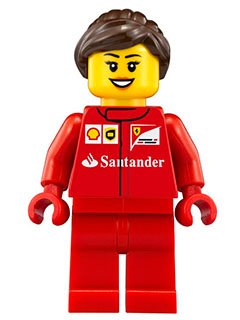 Scuderia Ferrari Team Crew Member sc017 - Lego Speed champions minifigure for sale at best price