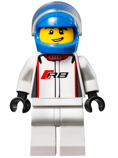 Pilote Audi R8 LMS Ultra sc025 - Figurine Lego Speed Champions à vendre pqs cher