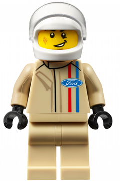 1966 Ford GT40 Driver sc037 - Lego Speed champions minifigure for sale at best price