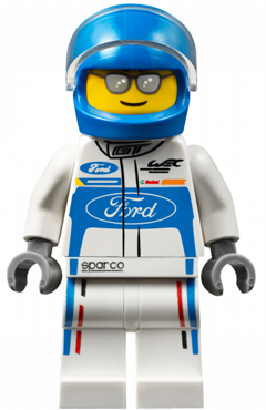 Pilote Ford GT 2016 sc038 - Figurine Lego Speed Champions à vendre pqs cher